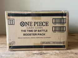 One Piece OP16 The Time Of Battle Sleeved Booster Case 144 - Factory Sealed 🚚💨 - Image 3