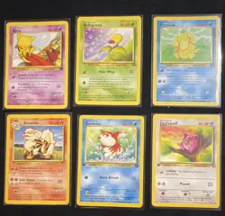 Pokemon TCG WOTC Team Rocket & Gym Heroes 59-Card Lot Unlimited - Image 1