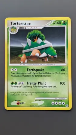 Torterra 30/100 Majestic Dawn Pokemon TCG Card - Image 1