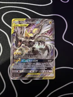 Pikachu & Zekrom GX SM168 Tag Team SM Promo Holo Card NM/Mint Condition - Image 1