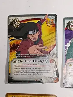 Vtg Naruto CCG 15 Card Lot Hinata Neji Rock Lee Naruto Might Guy Bandai - Image 4