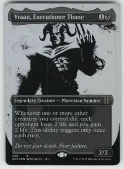 MTG Vraan, Executioner Thane (Showcase) Foil Phyrexia: All Will Be One # 309 NM - Image 1