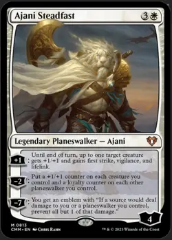 Magic The Gathering, Ajani Steadfast, Commander Masters, Regular - Image 1