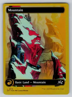 Mountain (0515) (First-Place Foil) 515 Land Aetherdrift Magic: The Gathering NM - Image 1