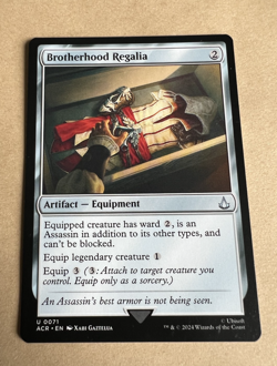 MTG - Brotherhood Regalia - Assassin's Creed - Image 1