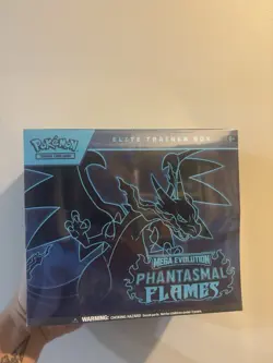 Pokemon TCG Mega Evolution Phantasmal Flames Elite Trainer Box ETB Sealed - Image 1
