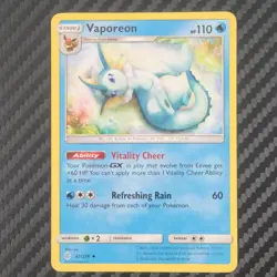 Vaporeon - 42 - Cosmic Eclipse - Uncommon - LP - Pokemon TCG - Image 1