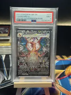 Pokemon TCG Charizard EX Sir Obsidian Flames 223/197 PSA 9 - Image 1