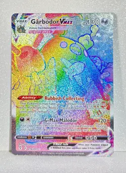 GARBODOR VMAX EVOLVING SKIES SECRET RARE 216/203 POKEMON TCG - Image 1