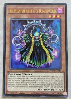 The Phantom Knights of Decayed Cloak - CORI-EN018 - Ultra Rare YuGiOh - Image 1