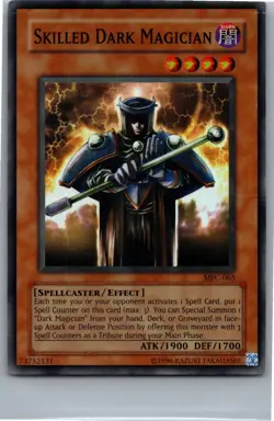 Skilled Dark Magician Super Rare Magician's Force MFC-065 HP - See Disc. - Image 1