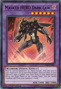 Masked HERO Dark Law - LEHD-ENA35 - Common - 1st Edition - Lightly Played - Image 1