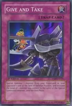 Give and Take 1st Edition Super Rare Duelist Pack 8: Yusei Fudo DP08-EN029 LP - Image 1