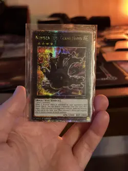 Near Mint Yugioh Number 106: Giant Hand 1st Edition Quarter Century Secret Rare - Image 1