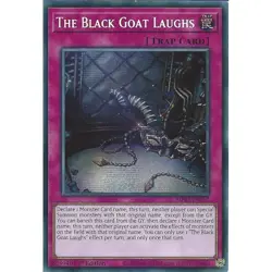 Yu-Gi-Oh The Black Goat Laughs MP25-EN057 Prismatic Secret Rare 1st Edition NM - Image 1