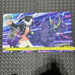 Pokemon Champions Path Playmat Marnie Morpeko TCG Official Play Mat 2020 NEW - Image 4