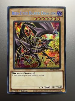 Yugioh - Red-Eyes Black Dragon Prismatic Secret Rare MP24-EN054, NM, 1st Ed - Image 1
