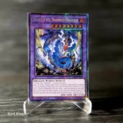 Snake-Eyes Doomed Dragon RA05-EN039 Starlight Rare 1st Edition YuGiOh TCG Card - Image 1