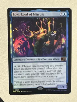 Commander: Marvel Super Heroes #628 Loki, Lord of Misrule Holo Foil - Image 1