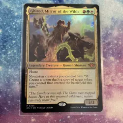 Ghired, Mirror of the Wilds - Foil #0205 (NM) Thunder Junction OTJ Magic MTG - Image 1