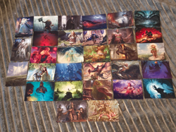 MTG Lot of 30 ART SERIES Cards "LORD OF THE RINGS" BILBO/ARAGORN/GANDALF - Image 1