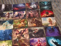 MTG Lot of 30 ART SERIES Cards "LORD OF THE RINGS" BILBO/ARAGORN/GANDALF - Image 2