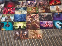 MTG Lot of 30 ART SERIES Cards "LORD OF THE RINGS" BILBO/ARAGORN/GANDALF - Image 4