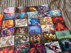 MTG Lot of 70 ART SERIES Cards -NO DOUBLES-Some Gold Signatures - Image 2