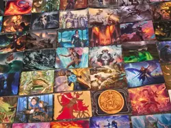 MTG Lot of 80 ART SERIES Cards -NO DOUBLES-Some Gold Signatures - Image 2