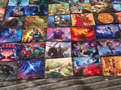 MTG Lot of 80 ART SERIES Cards -NO DOUBLES-Some Gold Signatures - Image 5