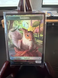 Galactus Token (0008) Squirrel Token (0014) Foil Marvel Super Heroes MTG - Image 2
