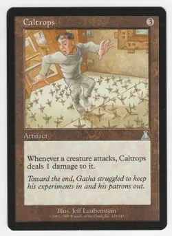 MTG 1999 Urza's Destiny Caltrops - Never Played [A] - Image 1