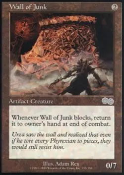 MTG magic cards 1x Wall of Junk Urza's Saga Light Play, English - Image 1