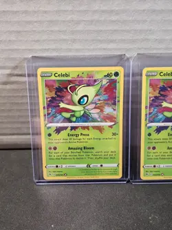 3x Celebi 009/185 Amazing Rare - 2020 Pokemon Vivid Voltage NM in Top Loaders! - Image 4