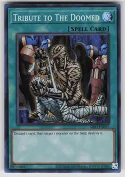 Tribute to The Doomed MRD-EN057 Metal Raiders Super Rare Yu-Gi-Oh Unlimited NM - Image 1