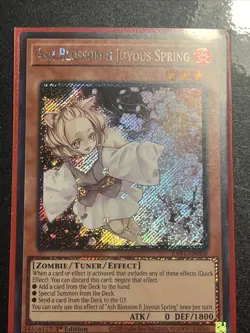 Ash Blossom & Joyous Spring Platinum Secret Rare RA01-EN008 1st Edition - Image 1