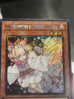 Ash Blossom & Joyous Spring Platinum Secret Rare RA01-EN008 1st Edition - Image 3