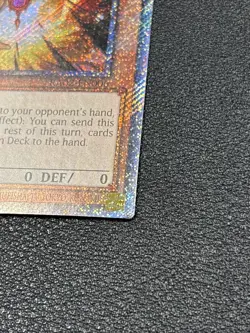 Yugioh Droll & Lock Bird RA02-EN006 Platinum Secret Rare 1st Ed (Corner Ding) - Image 5