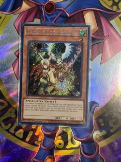 Yugioh Droll & Lock Bird RA02-EN006 Platinum Secret Rare 1st Ed MINT FREE SHIPN - Image 1