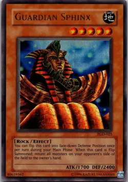 Yu-Gi-Oh! Guardian Sphinx PGD-025 Ultra Rare Pharaonic Guardian Unlimited NM - Image 1