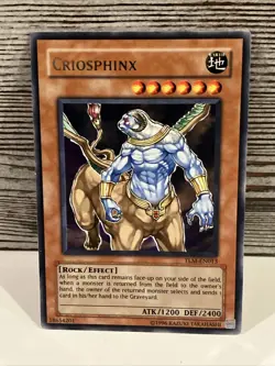 Yugioh - Criosphinx TLM-EN013 1st Edition Rare NM - Image 1