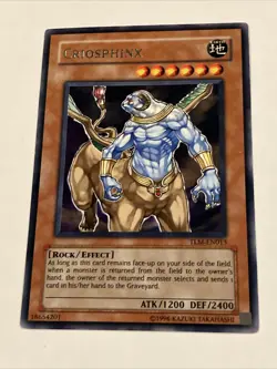 Yugioh - Criosphinx TLM-EN013 1st Edition Rare NM - Image 3