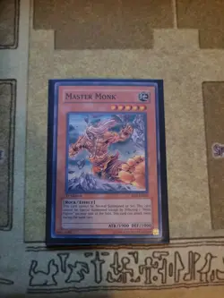 YUGIOH TCG MASTER MONK TLM-EN020 SUPER 1ST EDITION NM - Image 1