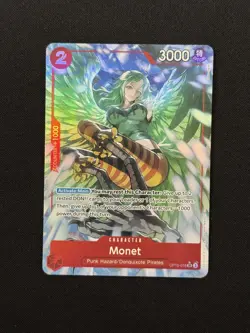 One Piece TCG Royal Blood OP10 - Monet SR Parallel Alt Art OP10-016 - Image 1