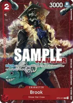 One Piece Brook - ST01-011 - P - Foil (Winner Pack Vol. 4), Near Mint One Piece - Image 1