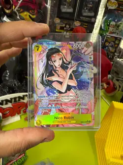 Nico Robin EB03-055 SR english edition One Piece with protector sleeve - Image 1