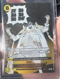ZEHAHAHAHA! ALT ART MANGA EVENT OP16-116 One Piece The Time of Battle English NM - Image 1