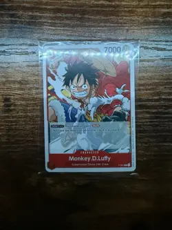 Sealed One Piece Promo Super Pre Release Participation Monkey D. Luffy P-001 - Image 2