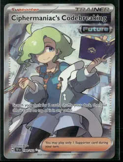 Ciphermaniac's Codebreaking SV05: Temporal Forces Ultra Rare,Holo tcg #198/162 - Image 1