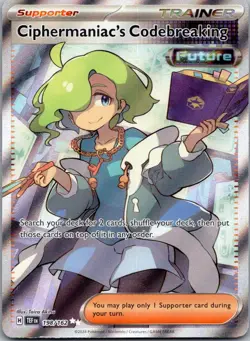 SV05: Temporal Forces #198/162 Ciphermaniac's Codebreaking - Image 1